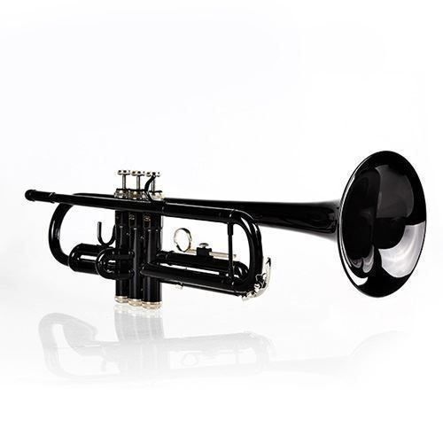 Strumenti musicali: Schwarze Trompete mit Koffer, neu! – Nuovo (secondo la descrizione) da Thun venduto da Newnewshop 2