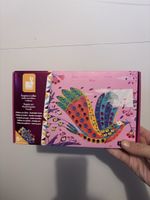 Janod Sequin Art Jardin Merveilleux 3 Tafeln Bastelset neu