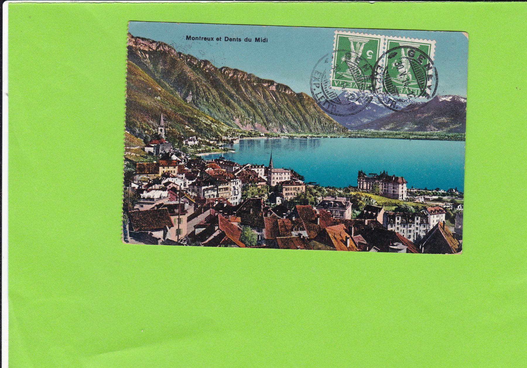 Cartoline postali: Montreux – Usato da St. Peterzell venduto da neckertal