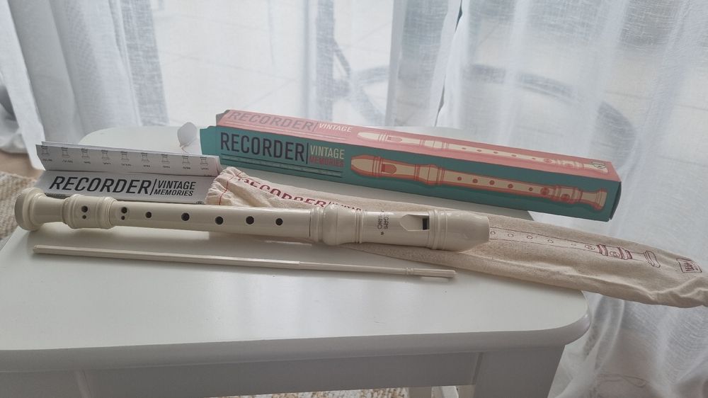 Blockflöte (Recorder) Vintage Legami Milano (Neu (gemäss Beschreibung ...