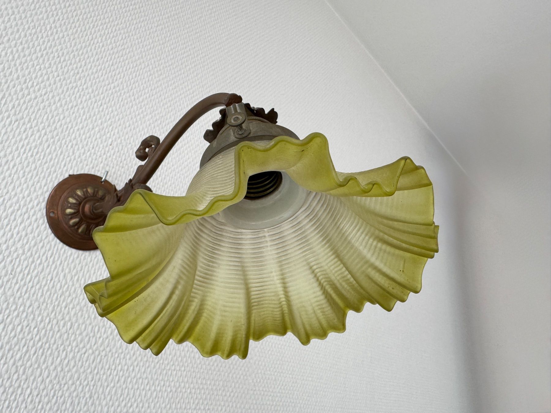 Lampade: Wandlampe mit Glasschirm Jugendstil – Usato da Egg b. Zürich venduto da chantilly-lace 8