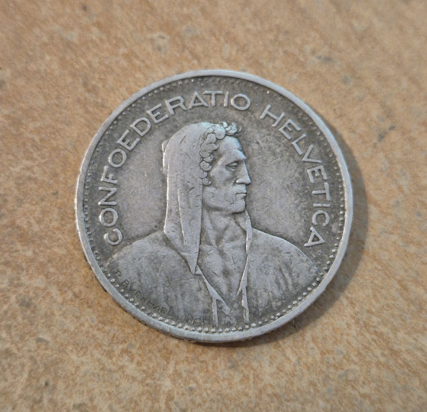 Tutti le monete: 5 Franken Münze 1932 B Silber – Usato da Grindelwald venduto da Riocha 1