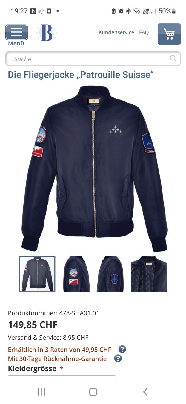 Giacche: patrouille swiss jacke – Usato da Basel venduto da topthings