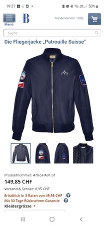patrouille swiss jacke