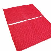 2x Hochwertige Tischsets in Rot – Elegante