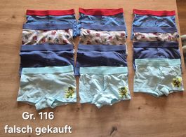 12 Unterhosen Gr. 116  