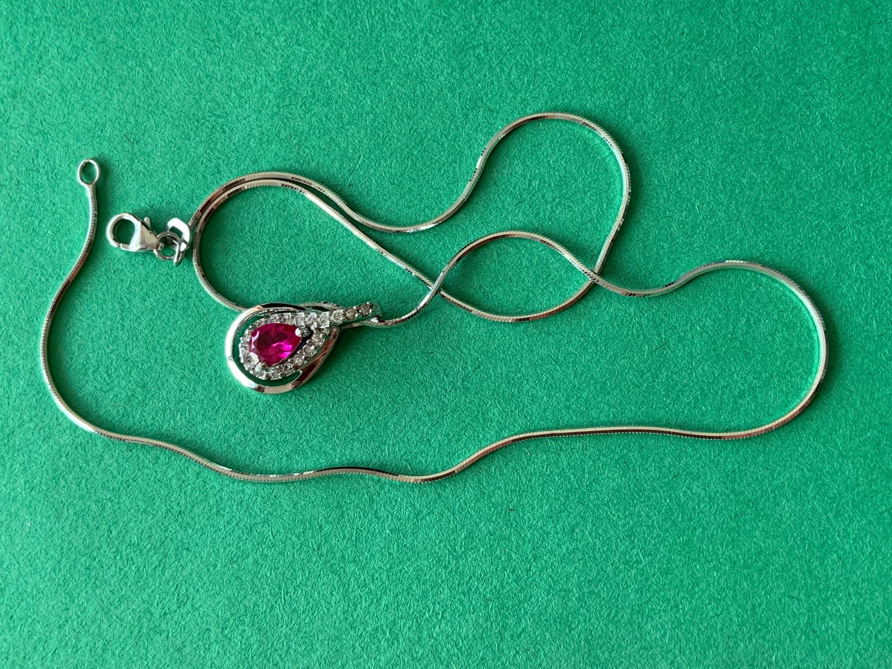 Ciondoli: Schlangenkette pinkiger Tropfen – Usato da Laufen venduto da belleskulptur 1