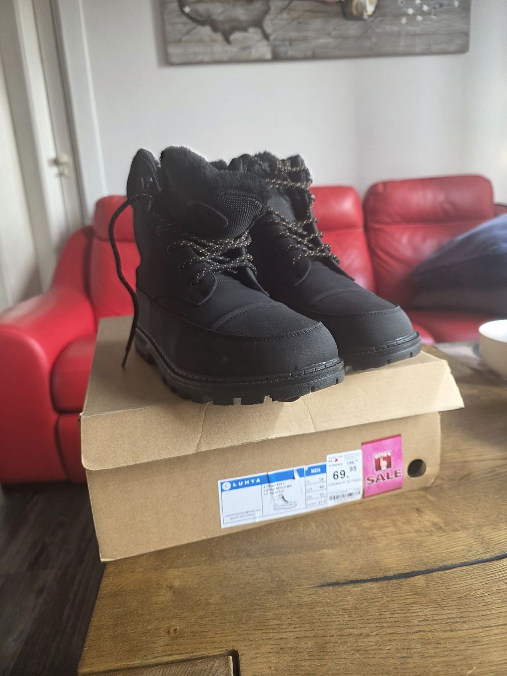 Scarpe da uomo: Lunata Winterstiefel schwarz Grösse 44 mit Innenfutter – Nuovo e nell'imballaggio originale da Oberengstringen venduto da Loni2015