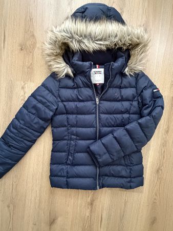 Damen Daunenjacke Tommy Jeans dunkelblau Grösse M
