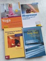 4 STK BÜCHER ZUM THEMA GESUNDHEIT ( YOGA- FENGSHUI - USW ..)