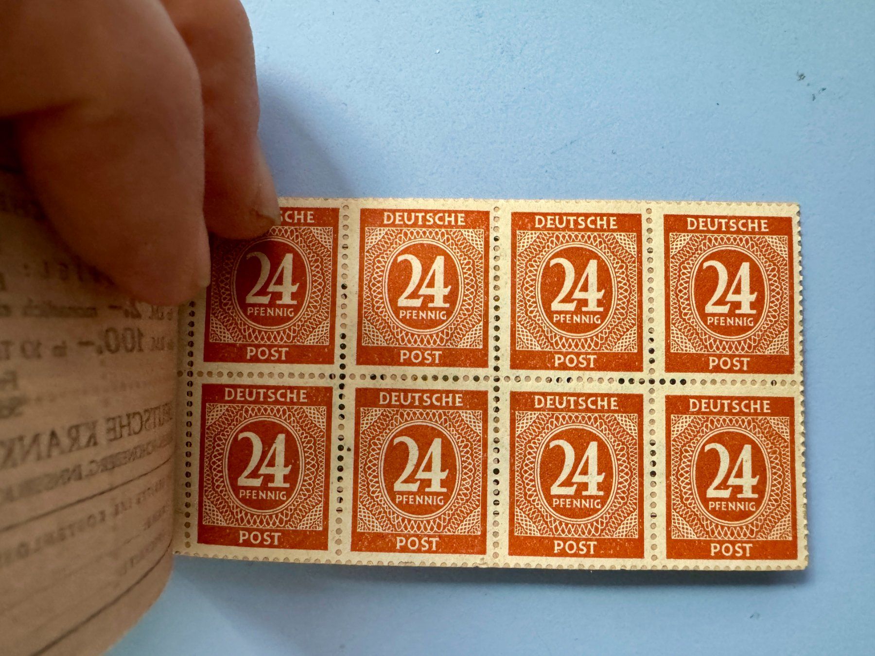 Tutti i francobolli: ALLIIERTE BESETZUNG 1946 POSTFRISCH MARKENHEFTCHEN – Nuovo (secondo la descrizione) da Burgdorf venduto da be284777 3
