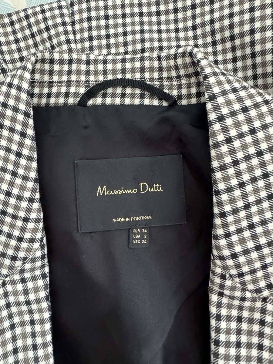 Massimo Dutti Giacche: Massimo Dutti Blazer Kariert Wolle Gr. 34 – Usato da Erlenbach ZH venduto da Irina_from_Erlenbach 2