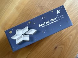 Schalen-Set "Star" 6-teilig, 100% Porzellan, OVP, neu