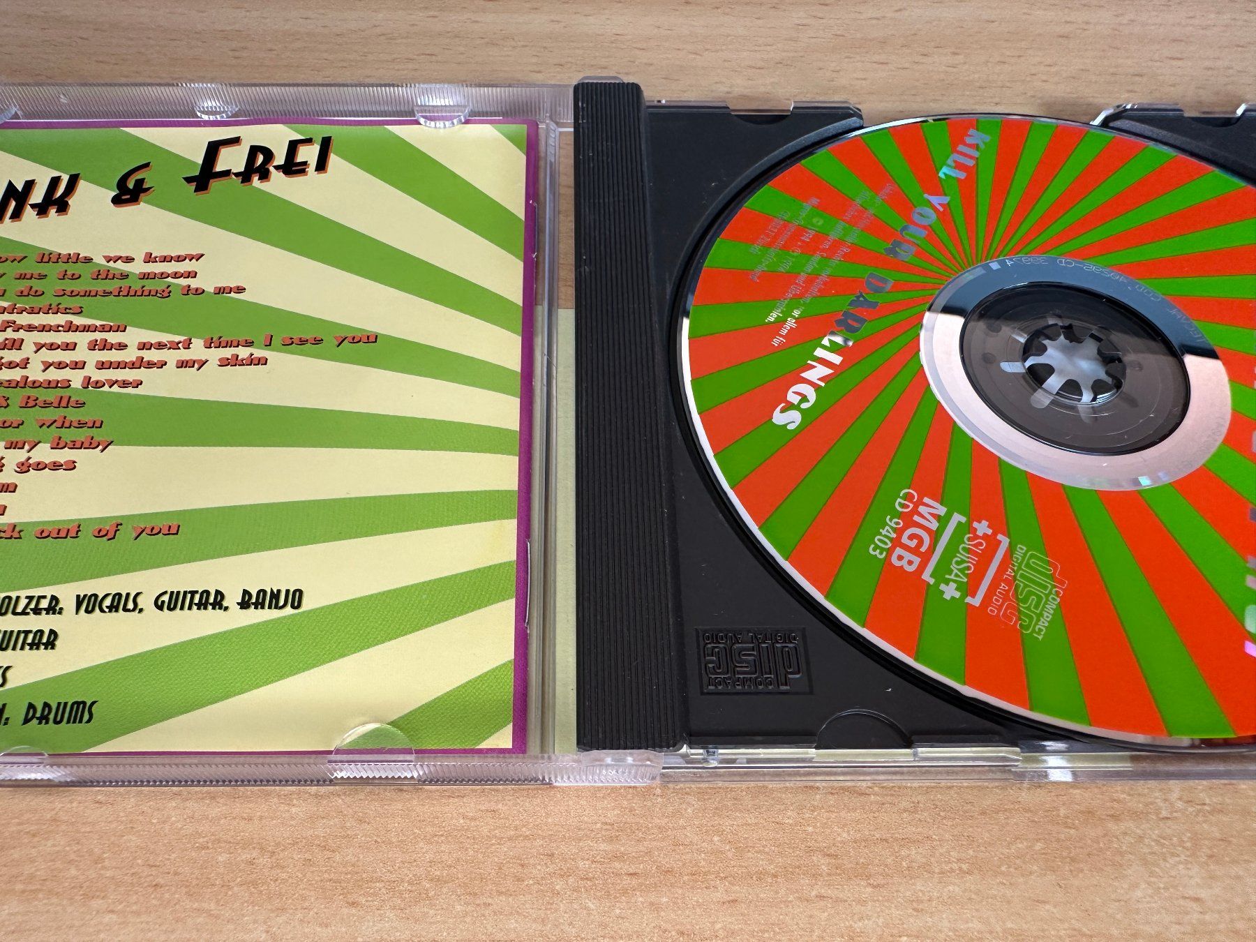 CDs: Frank & Frei – Kill Your Darlings – Gebraucht aus Rikon im Tösstal von Alpenmutz 2