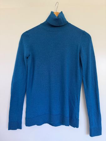 Rollkragenpullover La Redoute blau Grösse 38