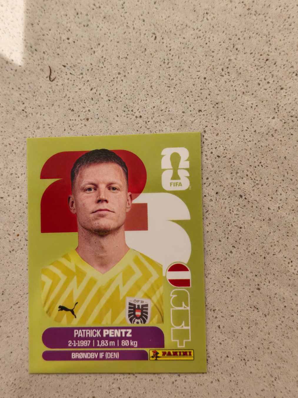 Panini Carte collezionabili: Panini Sticker WM 2026: Patrick Pentz AUT 3 – Nuovo (secondo la descrizione) da Zofingen venduto da Mak2