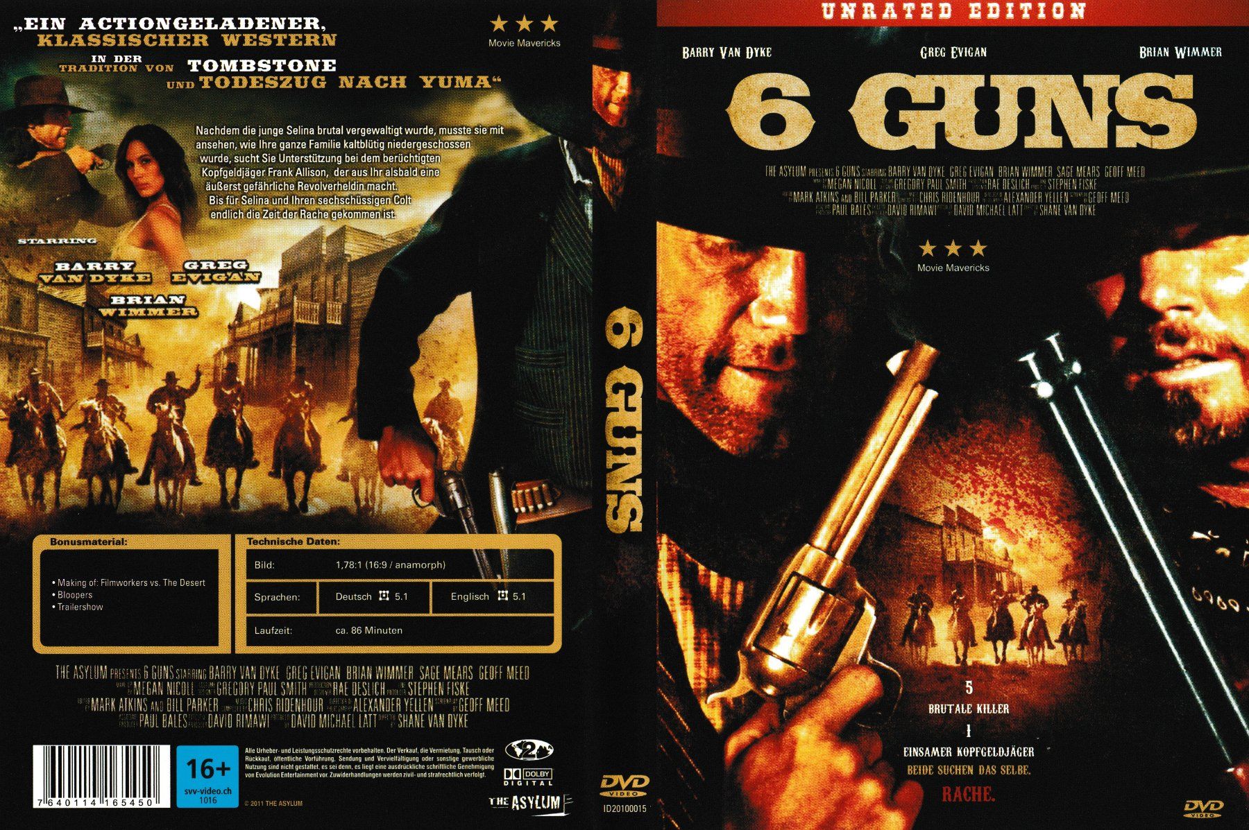 Tutti i DVDs: DVD - 6 Guns – Usato da Langnau am Albis venduto da MediaRescuerKeLoX