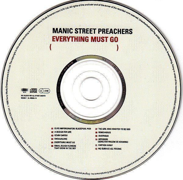 CD: Manic Street Preacher–Everything Must Go – Usato da Zürich venduto da Raz88 1