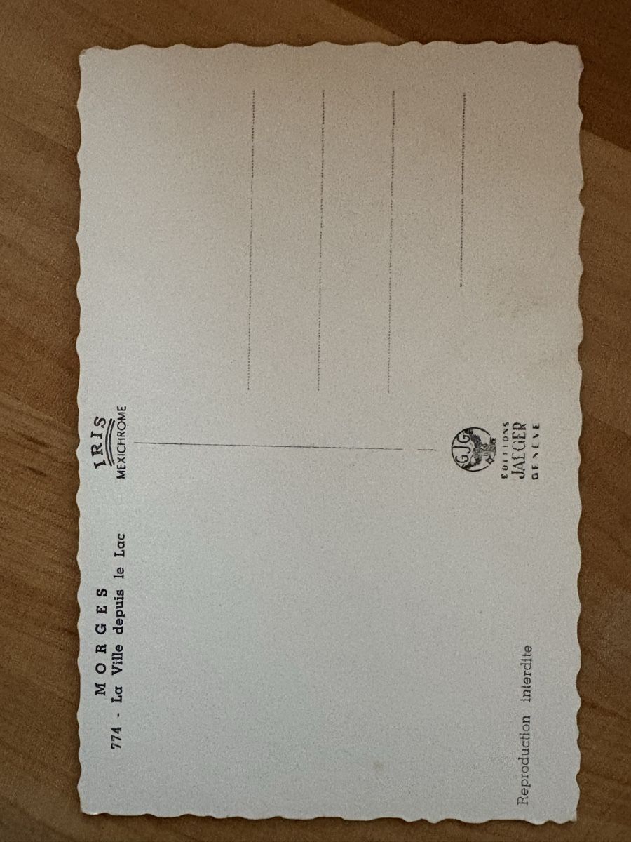 Cartoline postali: AK von Morges – Usato da Rümlang venduto da Kartenpost1 1