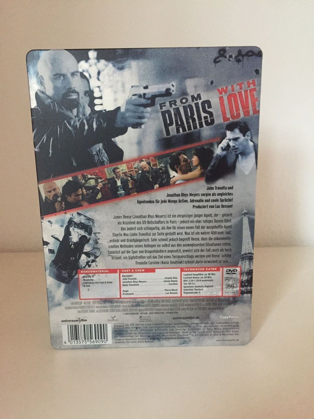 Tutti i DVDs: From Paris with Love – Usato da Liestal venduto da Adam-Grey 1