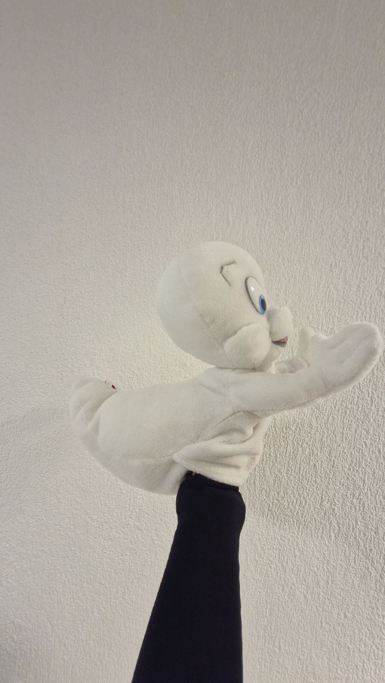 Spielzeuge: Vintage Casper Handpuppe, Plüschtier - 1995 – Gebraucht aus Forch von nadinepalermo 1
