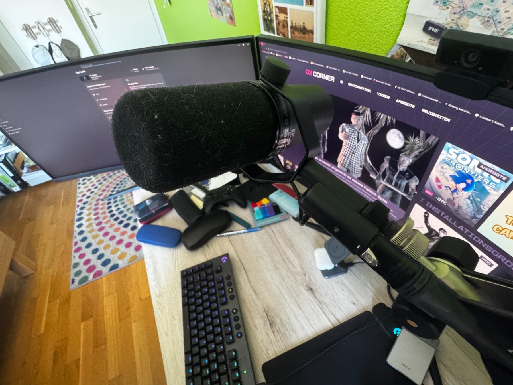 Aufnahmegeräte: Mikrofon + Mikrofon Arm + Audio Interface + Mic Verstärker – Gebraucht aus Romanshorn von Veltrix 2