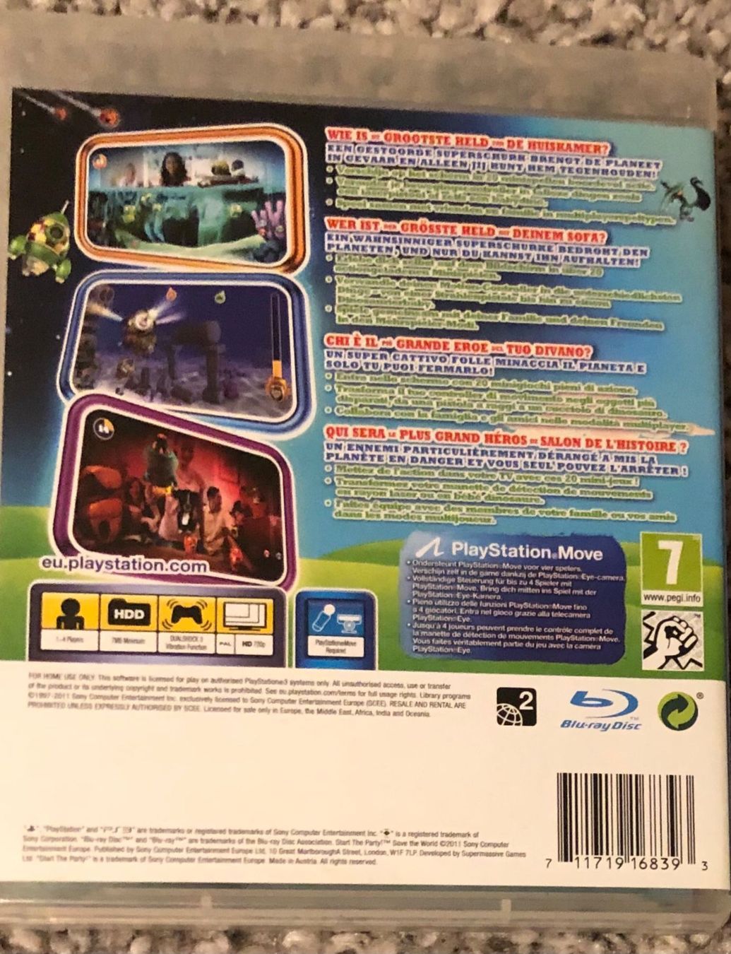 Giochi: Ps3 Move Start the Party Save the world – Usato da horn venduto da amazona01 2