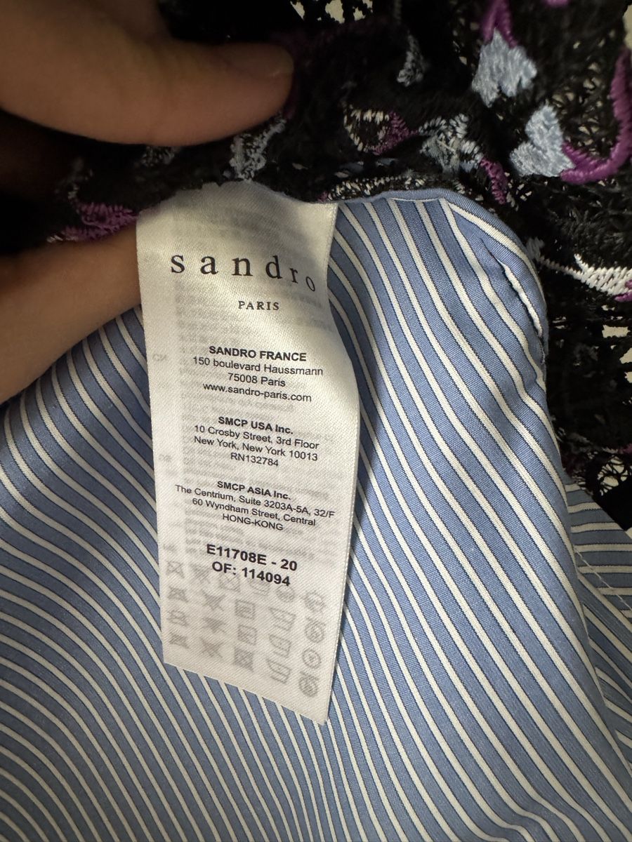 Sandro Top: Sandro Paris Bluse, Gr. 1, neuwertig – Nuovo (secondo la descrizione) da Zürich venduto da ERueff 3