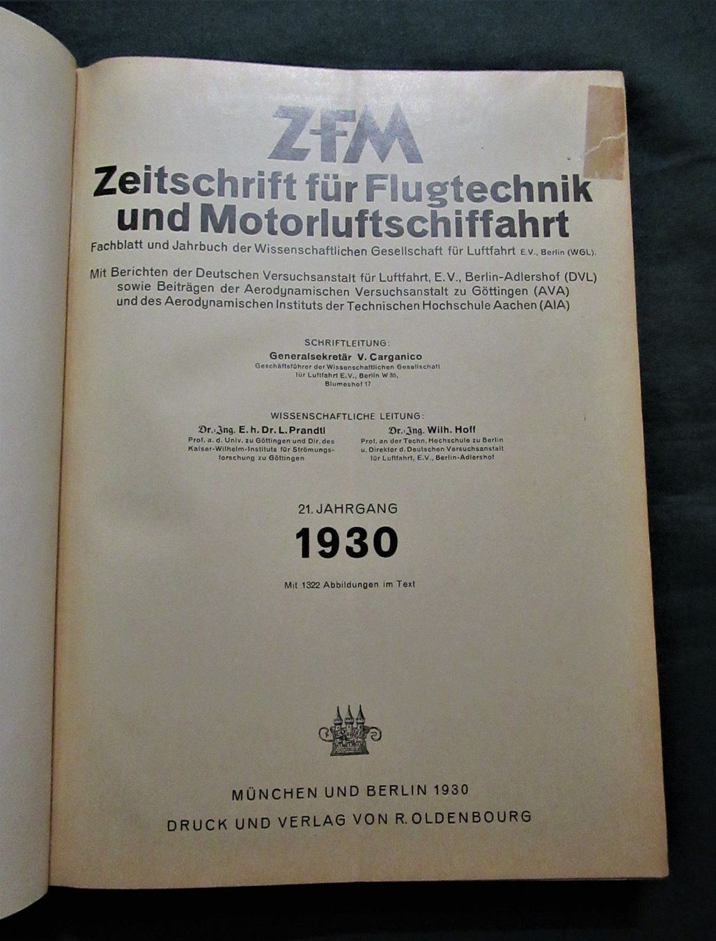 Libri: * Flugtechnik Motorluftschifffahrt Aviatik – Usato da Hedingen venduto da Protechnica 1