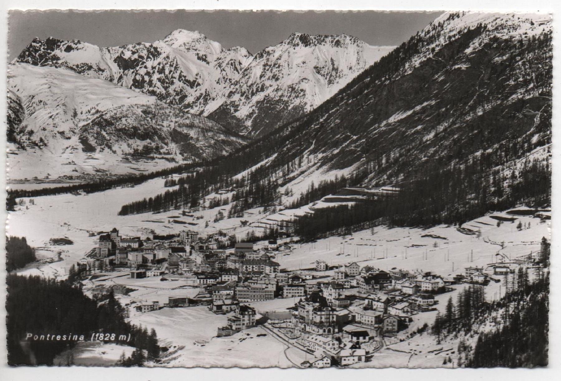 Cartoline postali: PONTRESINA – Usato da Jona venduto da philajona