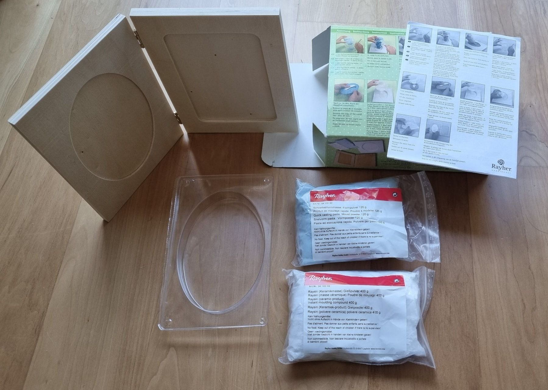 Rayher Kit bricolage: Gips Abform-Set mit Bilderrahmen (Rayher) – Nuovo e nell'imballaggio originale da Herisau venduto da Kereanna 2