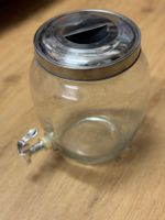 Glaspott mit Zapfhahn