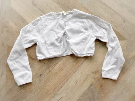 Mädchen Bolero weiss, Gr. 116, Vertbaudet
