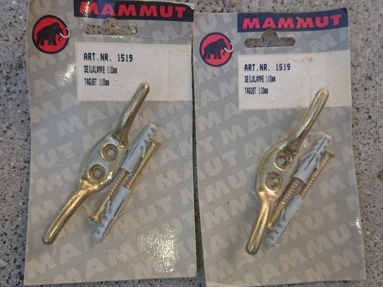 Tutti gli attrezzi: Mammut Seilklampe 2Stk. Nr 1519 – Nuovo e nell'imballaggio originale da Beinwil am See venduto da remagaut5712