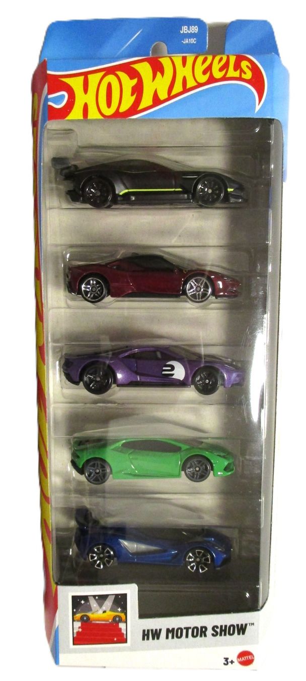Ferrari Modellini d'auto: HOT WHEELS COFFRET 5 VOITURES - JBJ89 – Nuovo e nell'imballaggio originale da Chêne-Bourg venduto da breno56