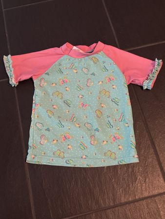 UV Bade-Shirt Kinder Grösse 86/92 Schmetterling