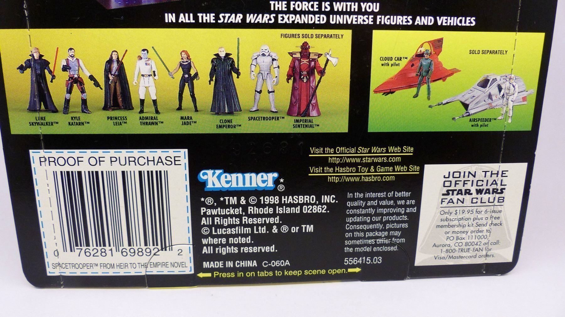 Figuren: STAR WARS SPACETROOPER EXPANDED UNIVERSE BY KENNER 1998 – Neu und originalverpackt aus Lugano von YouWantUS 3