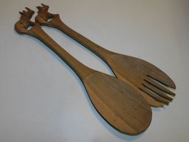 Besteck 2 teilig Souvenir Afrika Kenja  Sammelauflösung