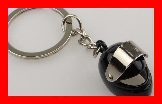 Motorrad Helm Schlüsselanhänger 3D Metall - Coole Accessoires Für Biker & Mofa-Fans