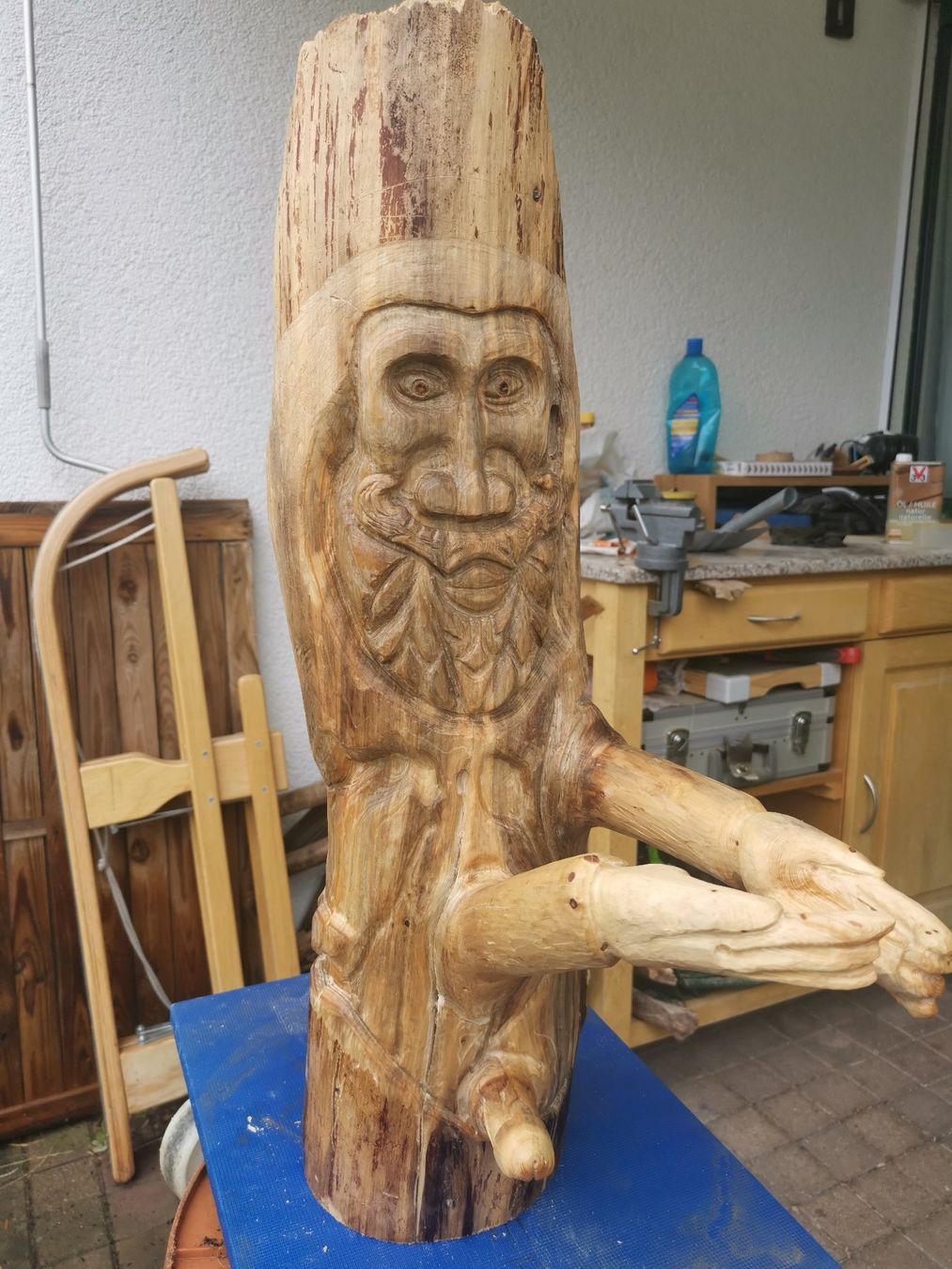 Figurines: Waldgeist (Selbstgemachte Holzschitzerei) – Neuf (Voir description) à Itingen par RoamSilver 3