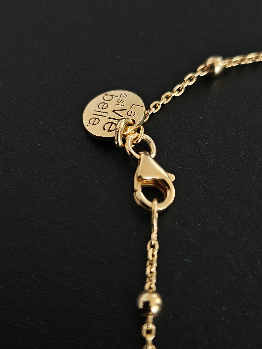 Pompidou Catenine: Ankerkette mit Kugeln gold – Nuovo (secondo la descrizione) da Bern venduto da Rebby_H 2