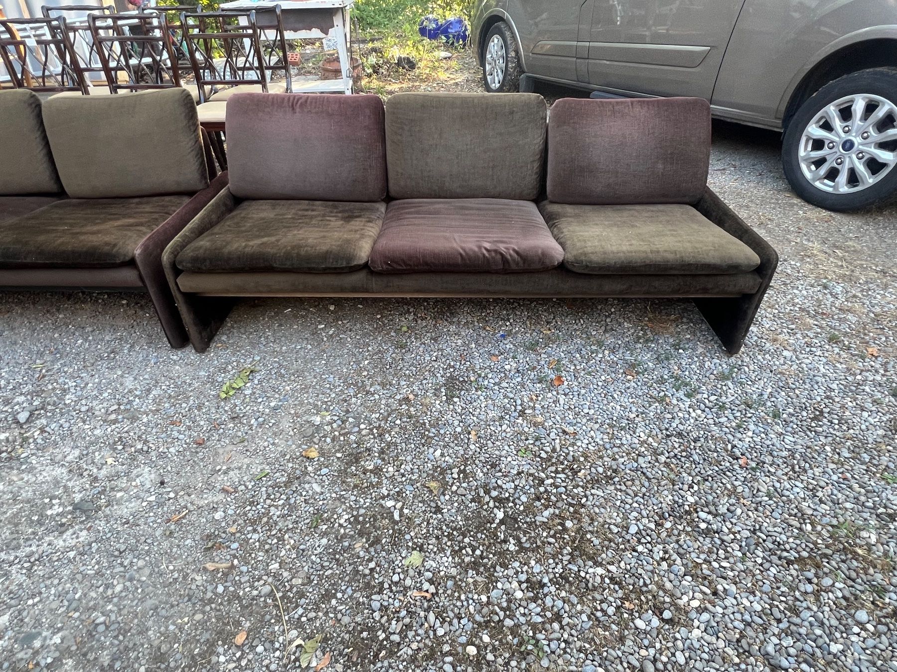 Divani: Sofa Garnitur Braun 2x Sofa 1x Hocker Gebraucht, Nr 8 – Usato da Glattfelden venduto da maa_qcj8 2