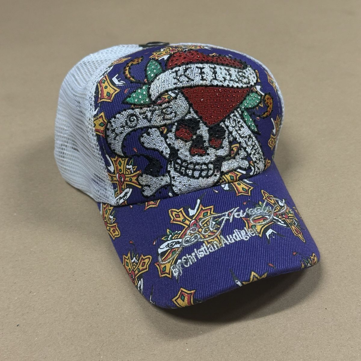 Ed Hardy Hüte, Mützen & Caps: Ed Hardy Trucker Cap "Love Kills Slowly" One Size – Gebraucht aus St. Gallen von sourced_limited 2