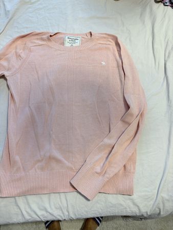 Pullover Abercrombie & Fitch lachs Groesse M