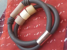 Kautschuk Armband in Rundoptik modische Armband Handarbeit