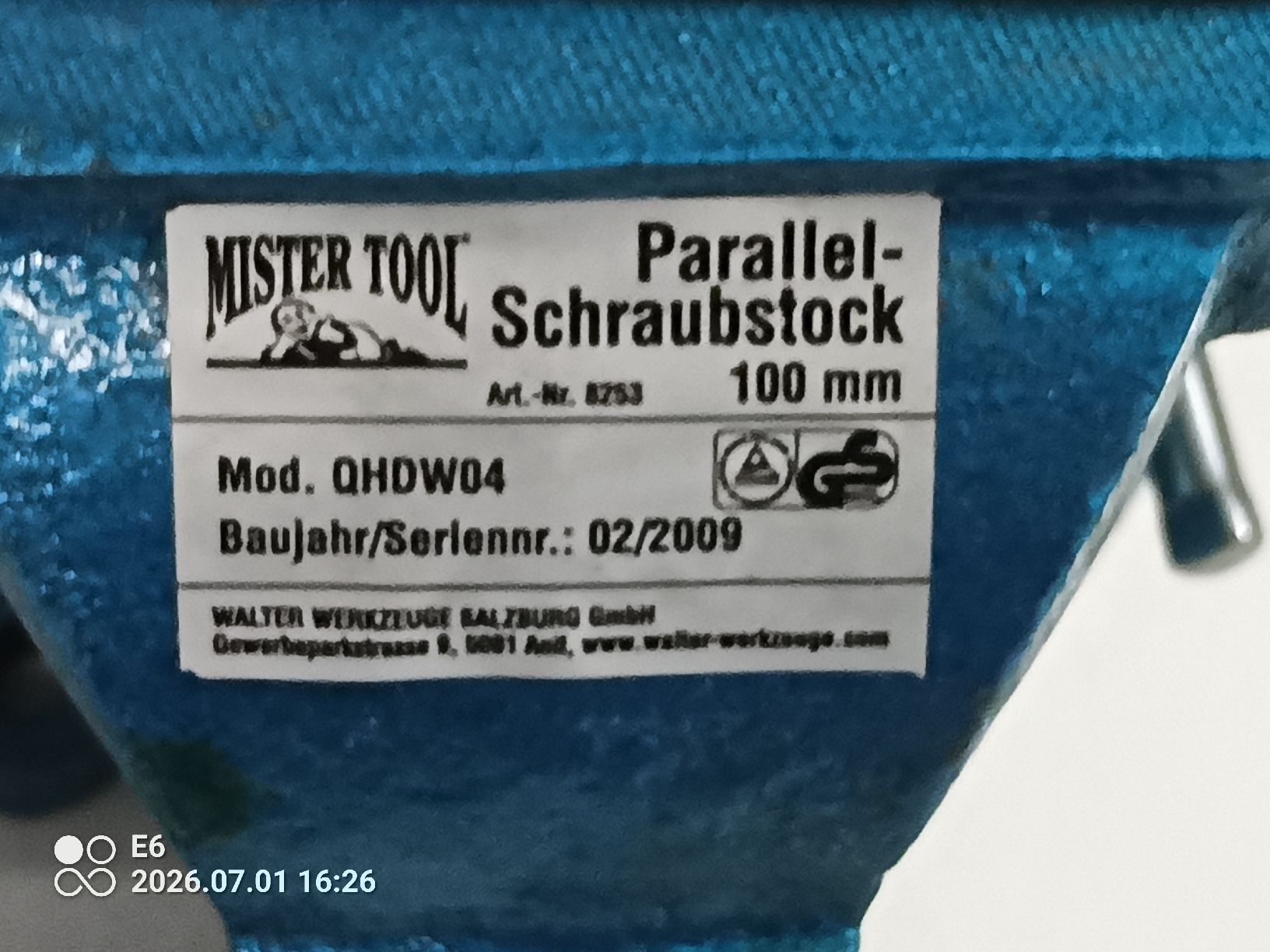 Alle Werkzeuge: Paralell-Schraubstock – Neu und originalverpackt aus Zürich von Mitzi6 2