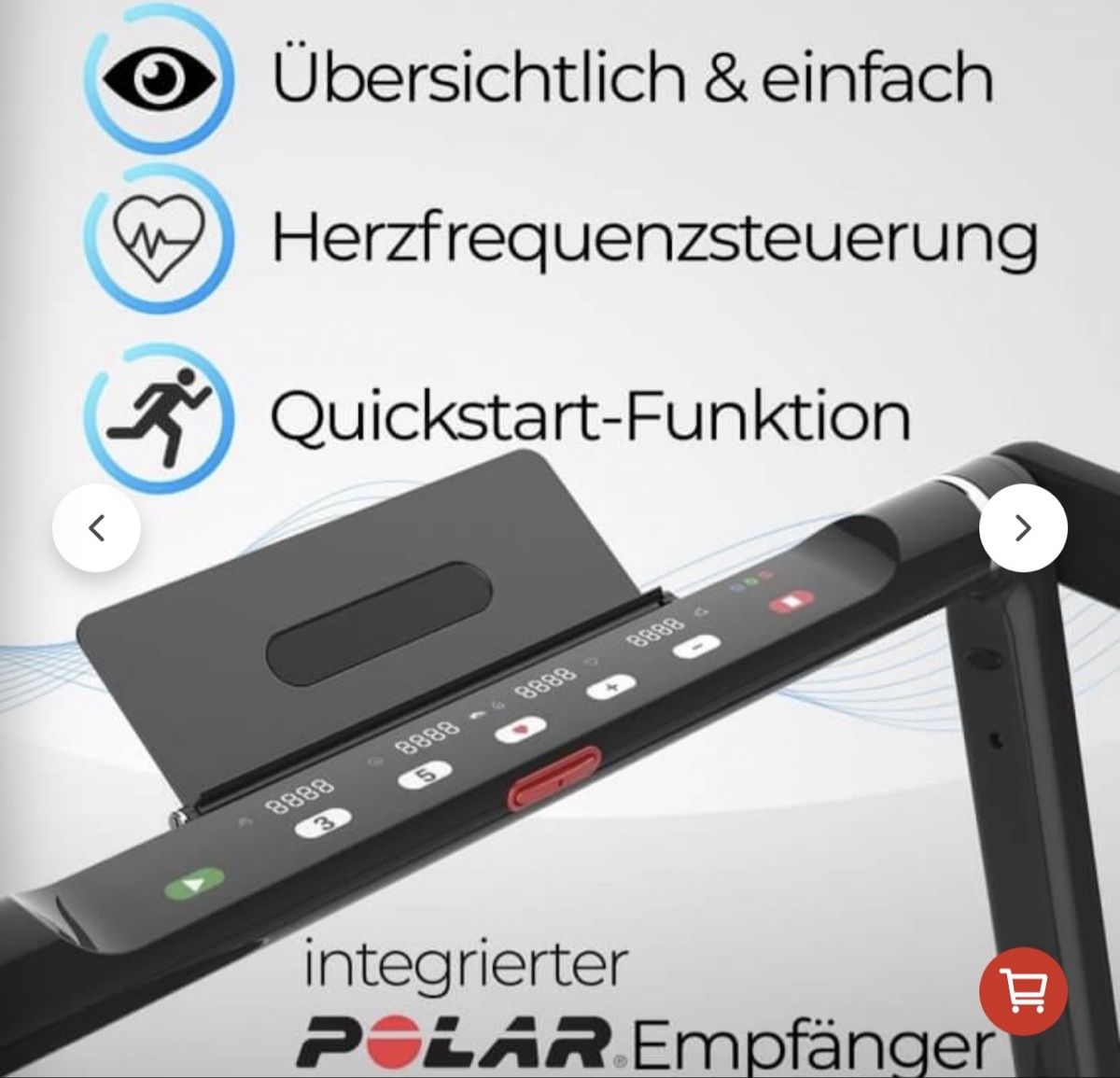 Maxxus Hometrainer: Laufband Maxxus M8 Neu – Nuovo (secondo la descrizione) da Wil SG venduto da art_bc5g 9