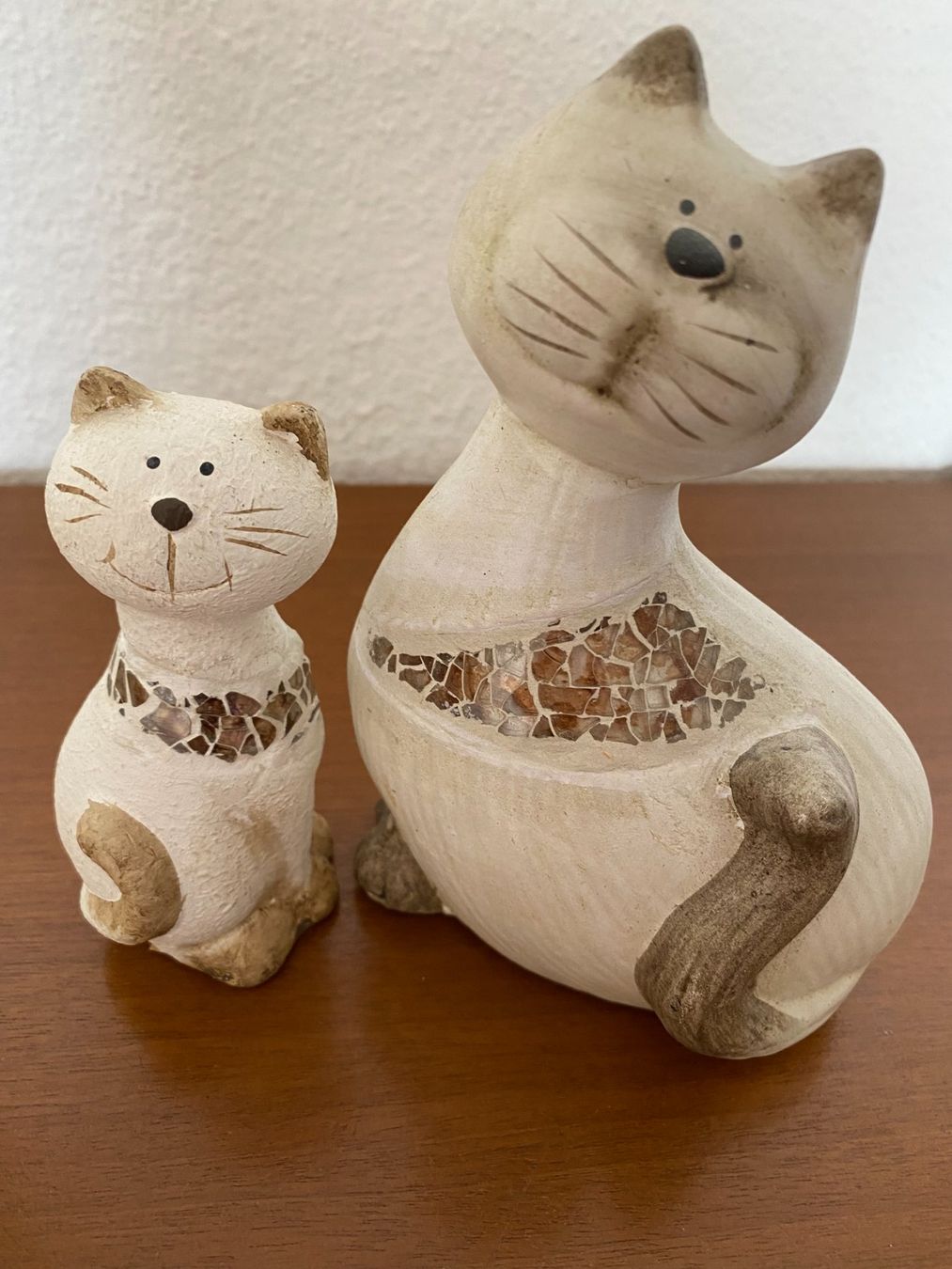 Statuette: Katzenmutter mit Katzenkind – Usato da Schlieren venduto da Trudyschoe 1