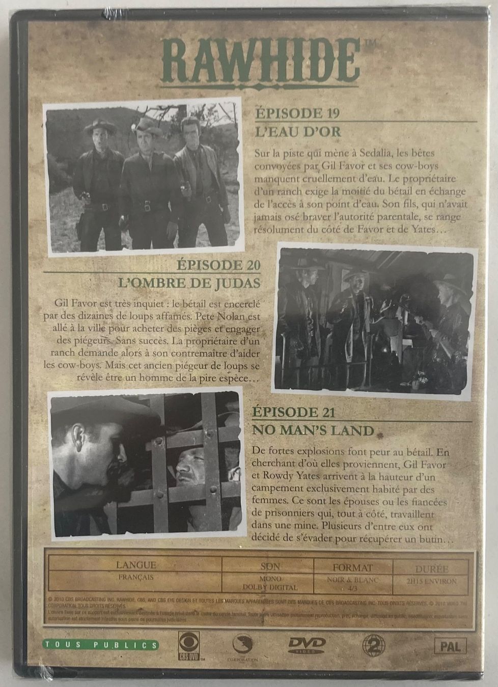 Tutti i DVDs: CLINT EASTWOOD - RAWHIDE N°7 – Usato da Poliez-Pittet venduto da Newtown-Records 4