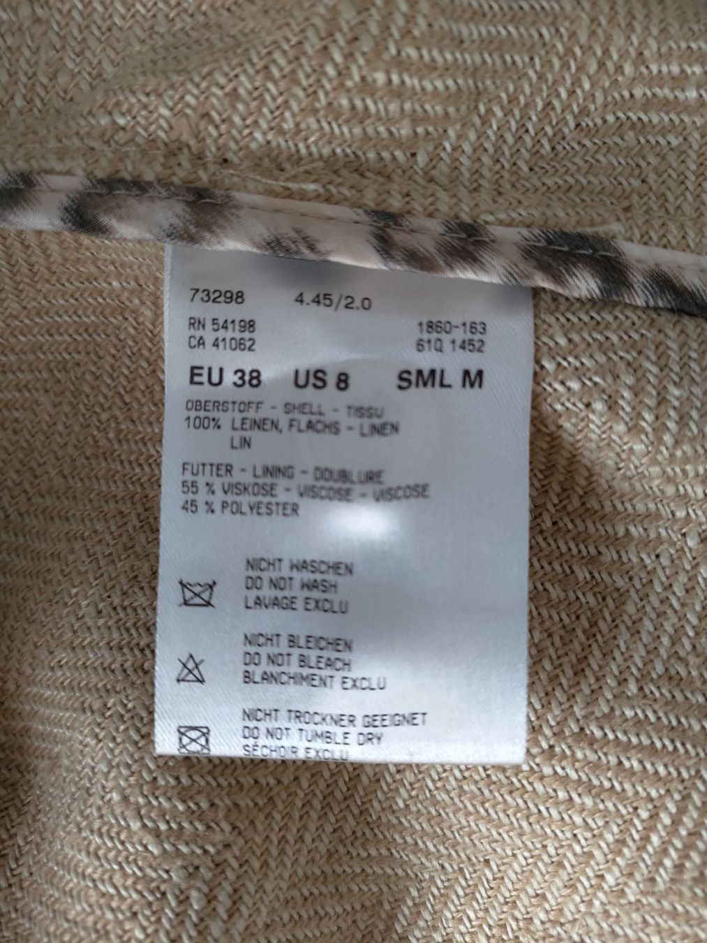 Bogner Giacche: Damen Leinenjacke - BOGNER - Gr. 38 – Usato da Untervaz venduto da Lyraia 8